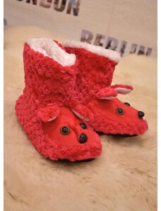 JOHN-C Detské červené papuče HAVHAV