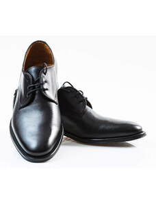 Alain Delon Čierne kožené topánky