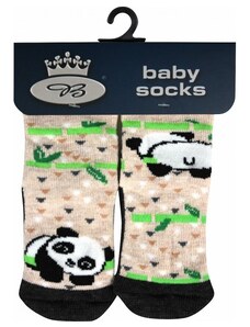 DORA ABS dojčenské veselé ponožky Boma - PANDA