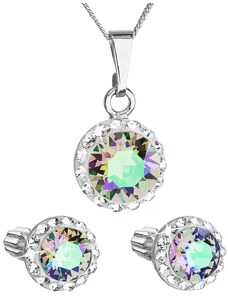 MSPERK Súprava šperkov okrúhly model so Swarovski crystals - Paradise shine