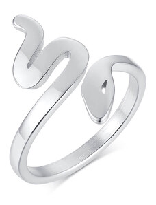 MSPERK Dámsky prsteň so vzorom hada z chirurgickej ocele