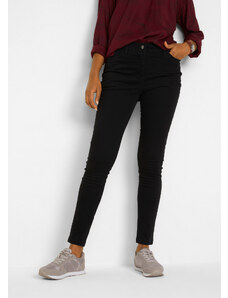 bonprix Mega strečové džínsy s komfortným pásom, Slim Fit, farba čierna