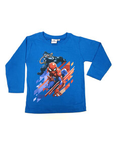 Setino Chlapčenské tričko s dlhým rukávom "Spider-man" - svetlo modrá
