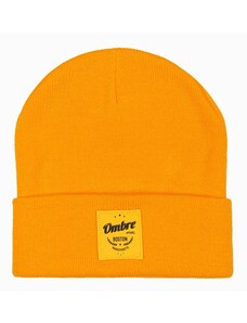 Ombre Clothing Žltá štýlová pánska čiapka H103