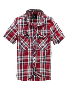 BRANDIT košeľa Roadstar Shirt 1/2 sleeve Červená