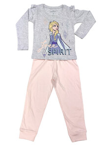EPLUSM Dievčenské bavlnené pyžamo "Frozen" - ružová