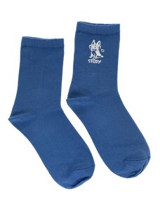 AURA.VIA Dámske modré ponožky STUDY