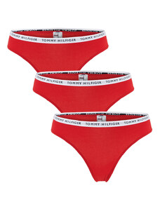 TOMMY HILFIGER - 3PACK fashion royal red dámske tangá - special limited edition