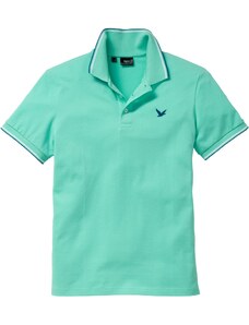 bonprix Tričko z piké kvality, krátky rukáv, farba zelená