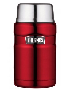 Thermos Style - termoska na jedlo so šálkou 710 ml - červená