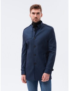 Ombre Clothing Pánsky prechodný kabát Eliot navy S C269