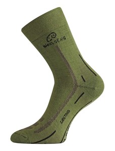 Lasting WLS 699 zelená vlnená ponožka