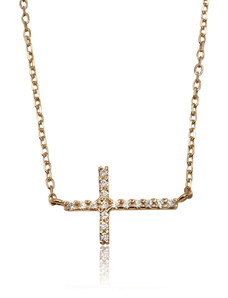 Goldie Diamantový náhrdelník krížik