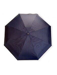 Real Star Umbrella Mini skladací dáždnik s kostičkami - tmavo modrá 4708