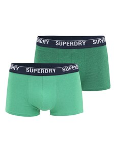 Superdry Boxerky tmavomodrá / zelená / mätová / biela