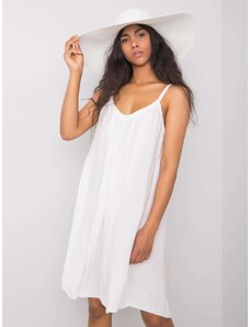 BASIC Biele dámske šaty na ramienka TW-SK-BI-81541.31-white