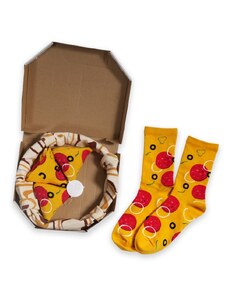 GFT Sada 4 párov ponožiek - pizza