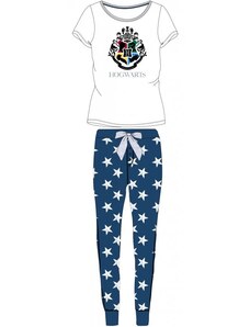 E plus M Dámske bavlnené pyžamo Harry Potter s farebným erbom