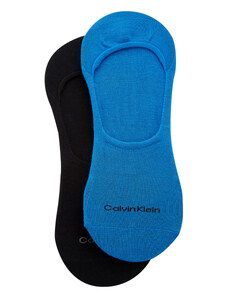Calvin klein pánske čierne + modré ponožky 2 pack