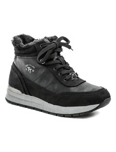 Tom Tailor 2190907 čierne dámske zimné topánky