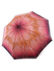 Ružový farebný vystreľovací dámsky holový dáždnik Carpetta