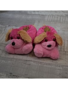 JOHN-C Detské ružové papuče DOGY
