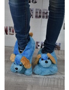 JOHN-C Dámske modré papuče DOGY