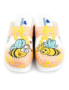Terlik Sabo Terlik štýlová a pohodlná AIR obuv - šlapky včielka
