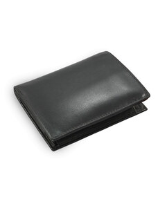 Arwel Čierna pánska kožená peňaženka Hudson