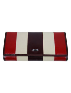 New Berry Vínová kožená dámska magnetická peňaženka Wilhelmina