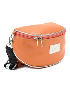 Oranžová dámska zipsová kabelka - ľadvinka Libby