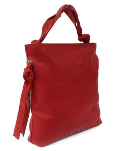 Červená dámska zipsová kabelka cez rameno Aryana