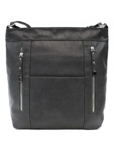 Čierny štýlový moderný dámsky batoh/kabelka Ahana