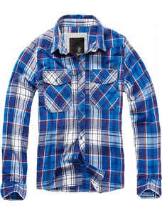 Pánska košeľa Brandit Checked - modrá