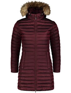 Nordblanc Vínový dámsky zimný kabát TEDDYBEAR