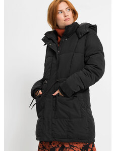 bonprix Zimná bunda s prestaviteľným pásom, farba čierna, rozm. 34