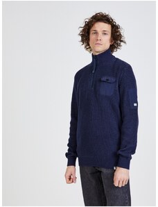 Dark blue men's sweater LERROS - Men