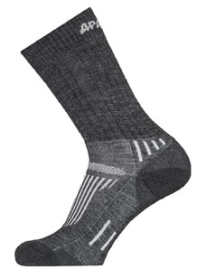 APASOX|SHERPAX KAZBEK Juncal grey trekové ponožky W