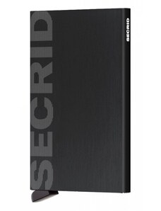 Cardprotector Secrid CLa-Logo Brushed Black