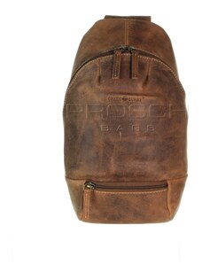 Kožený batôžtek Greenburry 1612-25 hnedý