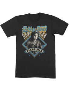 RUKA HORE Pánske tričko Billy Joel Piano Man Čierna