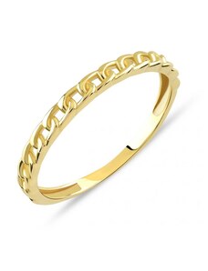 Lillian Vassago Jemný celozlatý prsteň LLV85-GR008