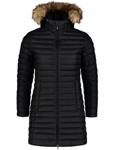 Nordblanc Čierny dámsky zimný kabát TEDDYBEAR