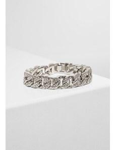 URBAN CLASSICS Big Bracelet With Stones - silver