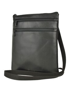 Vega Elegantná kožená taška č.8639, viacúčelové púzdro v čiernej farbe