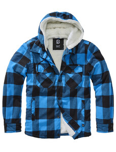 BRANDIT bunda Lumberjacket hooded Čierno-modrá