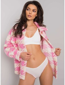 Fashionhunters White and pink panties with soft patterns
