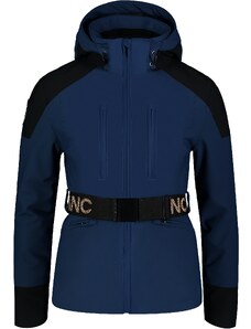 Nordblanc Modrá dámska softshellová lyžiarska bunda BELTED