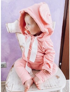 ZuMa Style Dievčenská súprava s kapucňou PINK - 62, Ružová