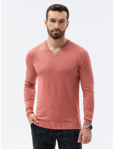 Ombre Clothing Pánsky svetr - ružová E191